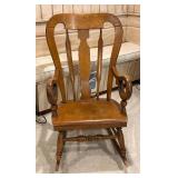 Beautiful Vintage Wooden Rocking Chair