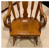 Beautiful Vintage Wooden Rocking Chair