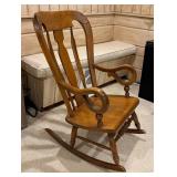 Beautiful Vintage Wooden Rocking Chair