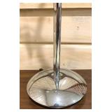 Adjustable Orchid Frosted Glass Polished Chrome Lamp by Searchlight