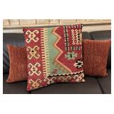 Three Pretty Accent Pillows