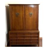 Vintage Mid Century Modern Armoire
