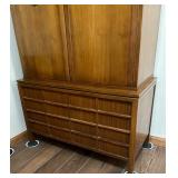 Vintage Mid Century Modern Armoire