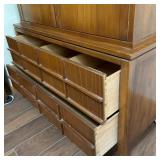 Vintage Mid Century Modern Armoire