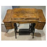 Beautiful Vintage Sewing Table with Damascus Sewing Machine