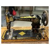 Beautiful Vintage Sewing Table with Damascus Sewing Machine