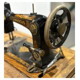 Beautiful Vintage Sewing Table with Damascus Sewing Machine