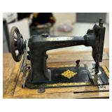 Beautiful Vintage Sewing Table with Damascus Sewing Machine