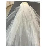 Vintage Wedding Dress and Veil