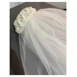 Vintage Wedding Dress and Veil