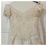 Vintage Wedding Dress and Veil