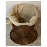 Lovely Lined Basket with Lid