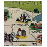 Framed United States Parks and Monuments Puzzle