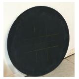 Black Glass Table Top / Decor