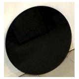 Black Glass Table Top / Decor