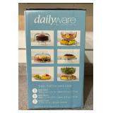 New Daily Ware 6 in 1 Footed Cake Dome