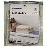 Two New Umbra Scarf Hangers and Three The Short Shelf Dividers from The Container Store