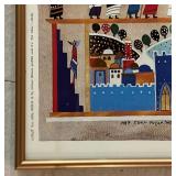 "Floating Jerusalem" Print by Raphael Abecassis
