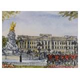 "The Guards at Buckingham Palace" Limited Edition Unframed Print by Dorothy Lloyd Griffiths