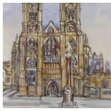 "Westminster Abby" Limited Edition Unframed Print by Dorothy Lloyd Griffiths