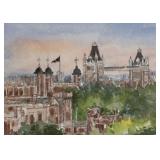 "Town of London" Limited Edition Unframed Print by Dorothy Lloyd Griffiths