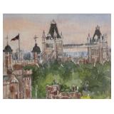 "Town of London" Limited Edition Unframed Print by Dorothy Lloyd Griffiths
