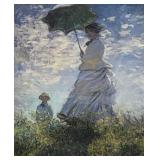 "Woman with a Parasol" Print by Claude Monet