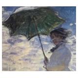 "Woman with a Parasol" Print by Claude Monet