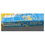 Two Crawford Adjustable Height Saw Horses