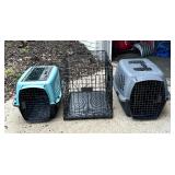 Three Pet Carriers