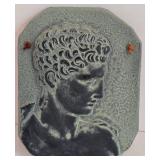 Unique Patrick Roujie Au Framed Miniature Watercolor & Mercury Hermes Reproduction