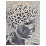 Unique Patrick Roujie Au Framed Miniature Watercolor & Mercury Hermes Reproduction