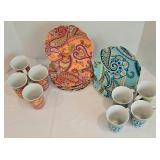 Vibrant Darjeeling Rosana Plates/Mugs
