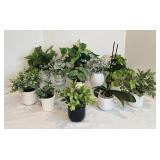 Faux Potted Plant Grouping