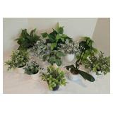 Faux Potted Plant Grouping