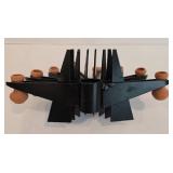 Distinctive Mid-Century Modern Cast Iron & Terra Cotta Menorah and More