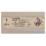 Pretty Hand Made Polish Pottery Oval Serving Dish