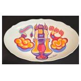 Signed Mordecai Rosenstein Judaic Serving Platter