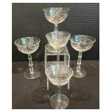 Sparkling Vintage Crystal Stemware Options