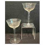 Sparkling Vintage Crystal Stemware Options