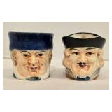 Pair of Vintage Toby Mugs