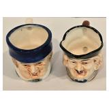 Pair of Vintage Toby Mugs
