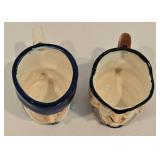 Pair of Vintage Toby Mugs
