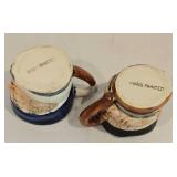 Pair of Vintage Toby Mugs