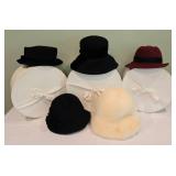 Collection of Vintage-Style Reproduction Hats