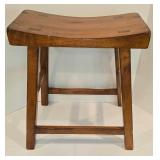 Pottery Barn Vintage-Styled Wooden Stool
