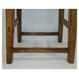 Pottery Barn Vintage-Styled Wooden Stool