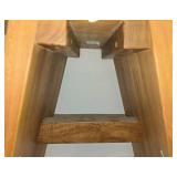 Solid Wood Stool by Aqua Teak