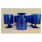 Adorable Woven Basket & Plasticware Set