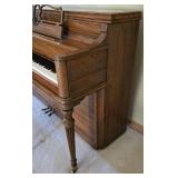 Beautiful Story & Clark Upright Piano & Bench
